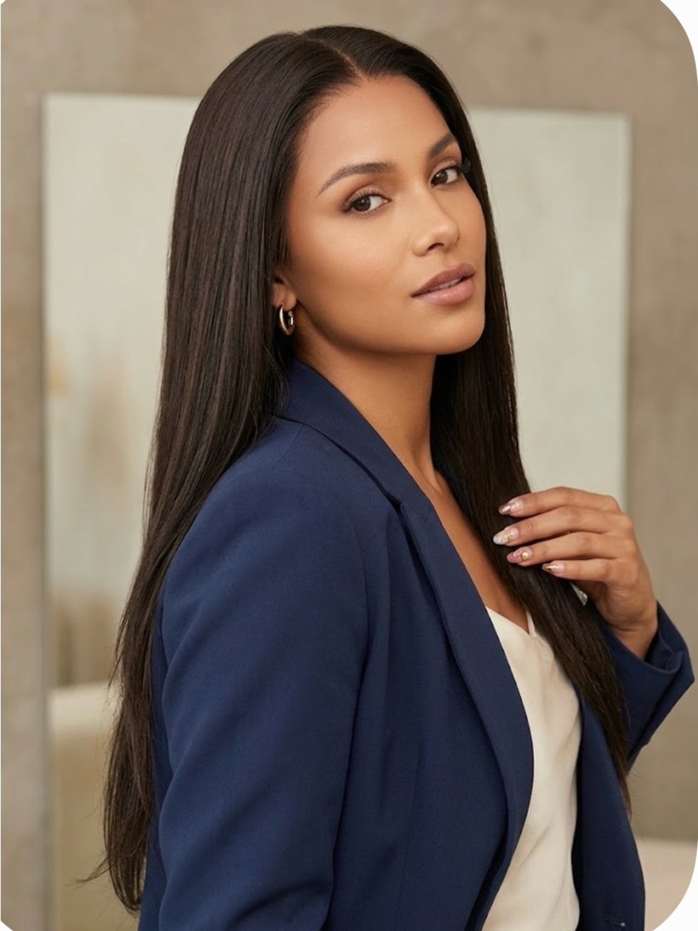 Bobbi Brown Sleek Straight Wig in Dark Brown